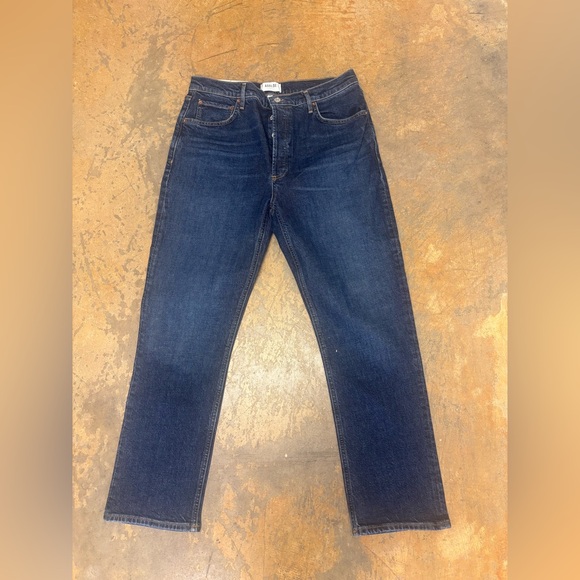 Agolde Riley Hi-Rise Straight Divided. Size 31. NWT - Picture 2 of 8